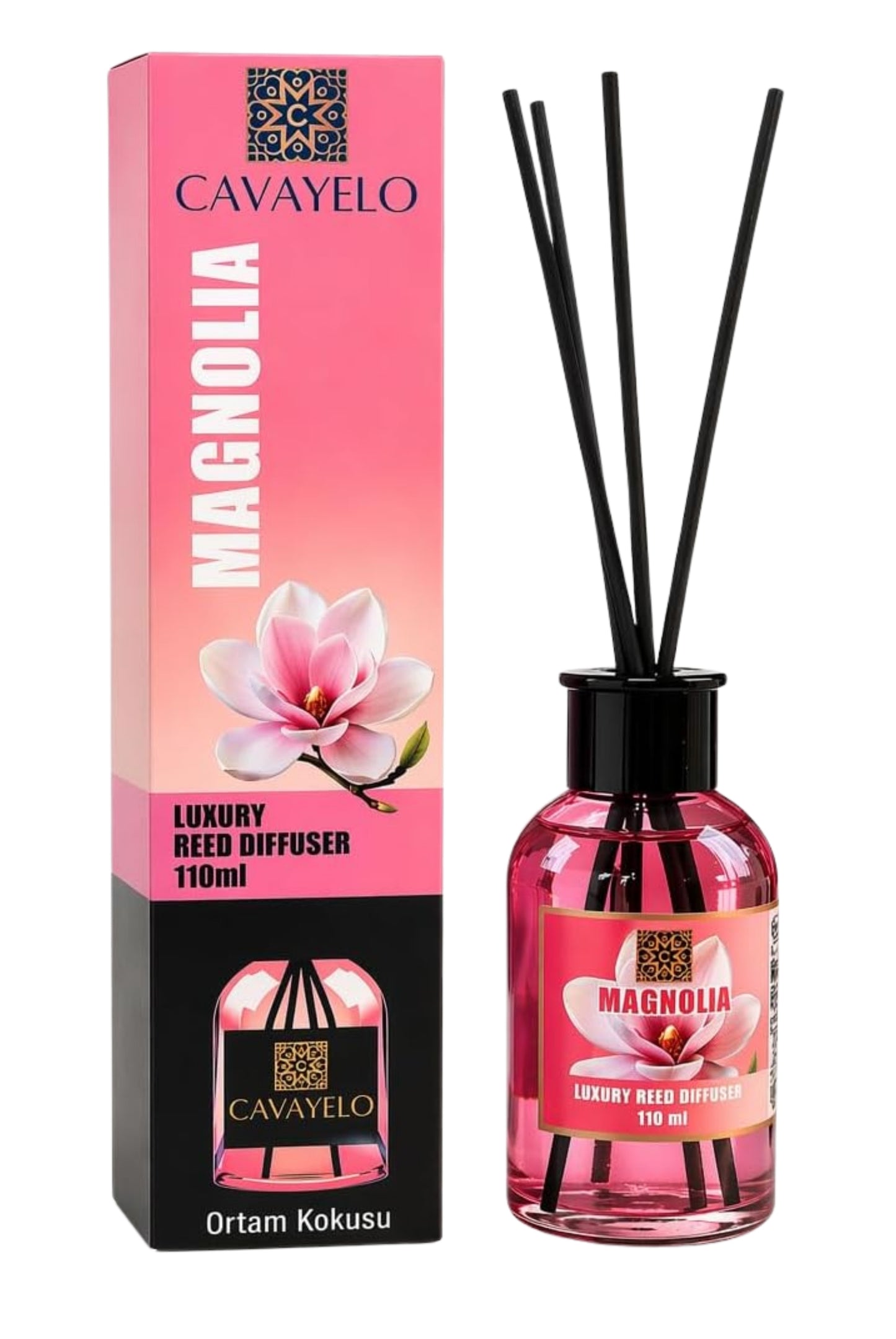 Cavayelo Reed Diffuser Magnolia: (110mL)