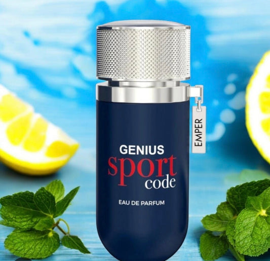 EMPER Genius Sport Code 3.4 oz EDP for men