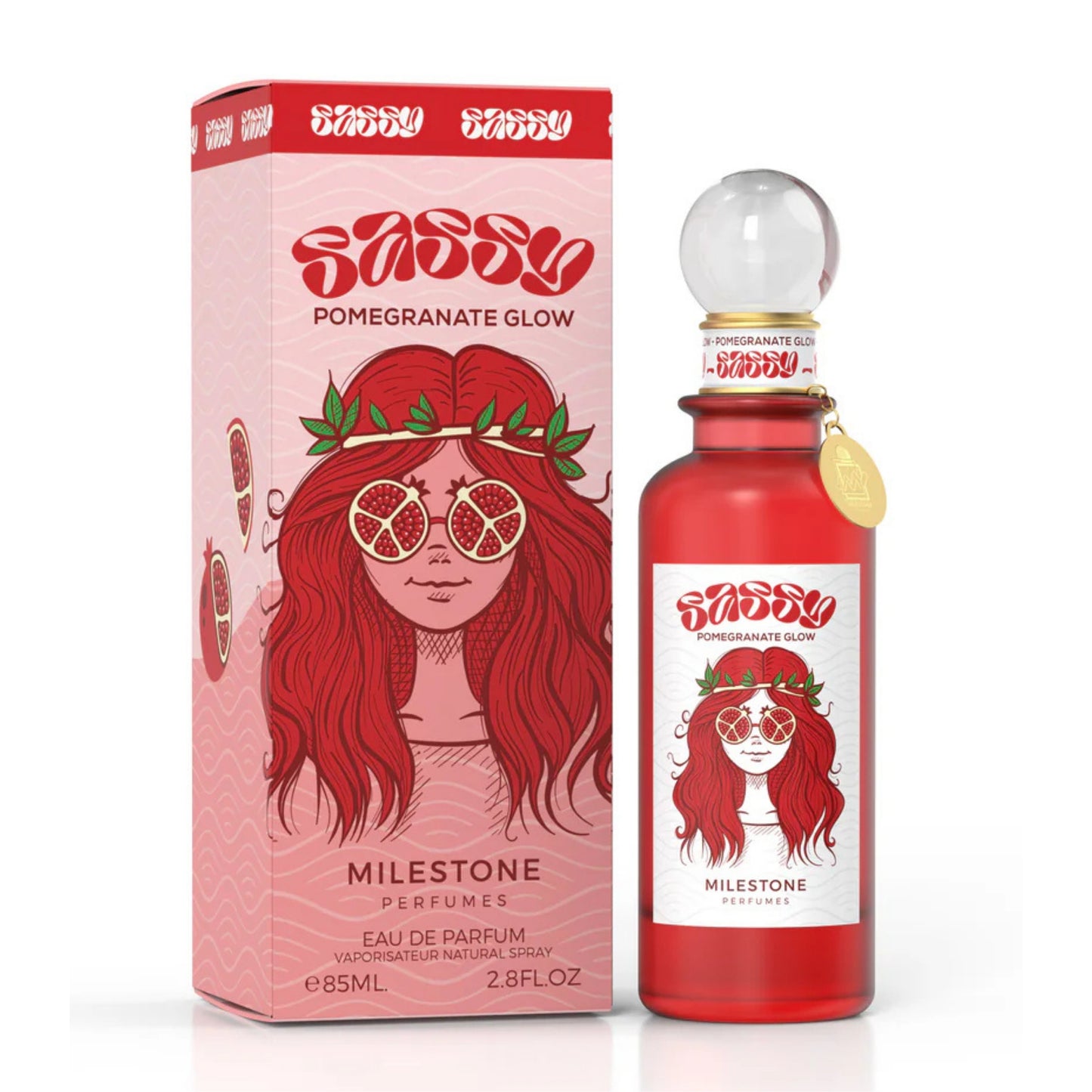 Sassy Pomegranate Glow By Milestone: (85ml)