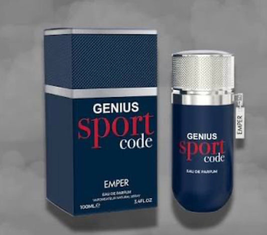 EMPER Genius Sport Code 3.4 oz EDP for men
